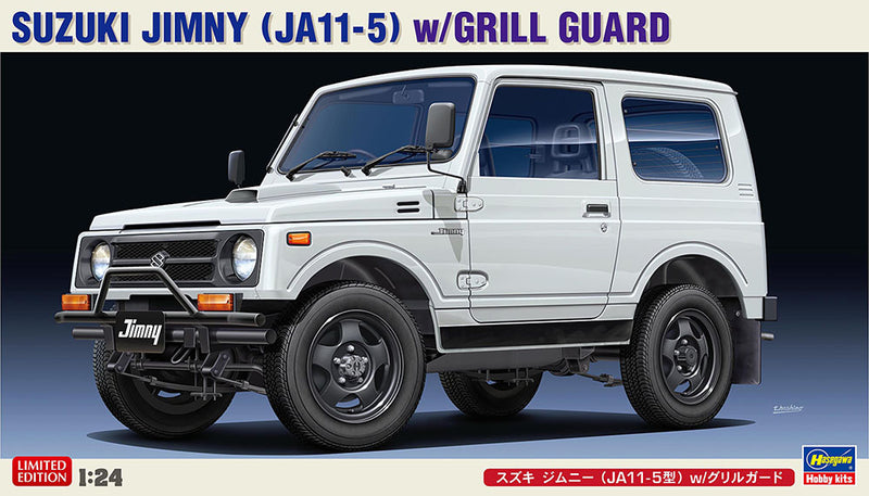 Hasegawa Models 20650 Suzuki Jimny (JA11-5 type) w/grill guard 1:24 SCALE MODEL KIT