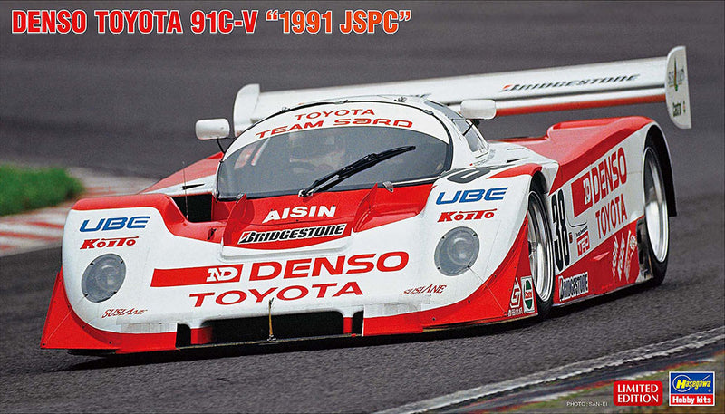 Hasegawa Models 20665 DENSO Toyota 91C-V “1991 JSPC” 1:24 SCALE MODEL KIT