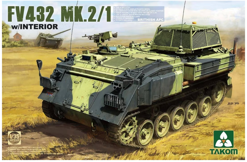 Takom Models - 2066  1:35 British APC FV 432 Mk.2/1