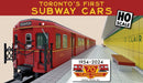 PREORDER Rapido 206502 HO Toronto G-Class Subway A-B Set - Sound and DCC -- Toronto Transit Commission