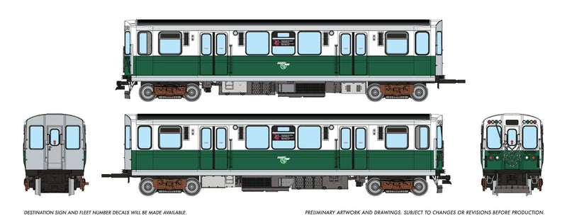 PREORDER Rapido HO 208518 CTA 2600-series L, Chicago Transit Authority "75th Anniversary"