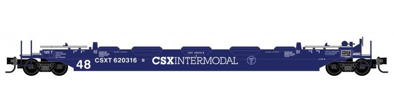 Micro-Trains Z 54000114 70' Well Car, CSX