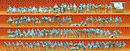 Preiser N 9006 Unpainted Walking People Set