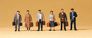 Preiser N 79143 Passengers, Travelers with Luggage