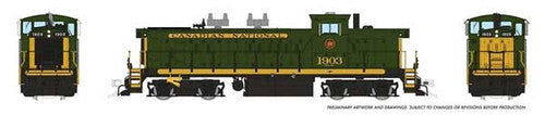 Rapido HO 10567 GMD-1 4-Axle Version ESU, Canadian National