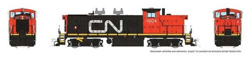 Rapido HO 10073 GMD-1 4-Axle Version, Canadian National