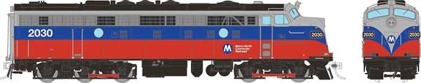 PREORDER Rapido HO 14572 EMD FL9, Metro North