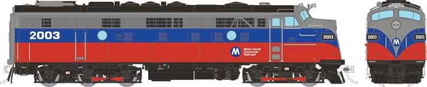 PREORDER Rapido HO 14622 EMD FL9 Rebuilt/Modernized Version, Metro North