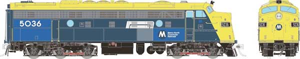 PREORDER Rapido HO 14069 EMD FL9, Metro North