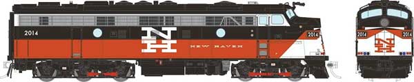 PREORDER Rapido HO 14121 EMD FL9 Rebuilt/Modernized Version, Connecticut DOT