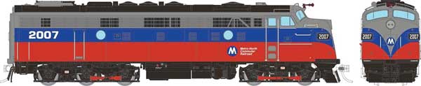 PREORDER Rapido HO 14123 EMD FL9 Rebuilt/Modernized Version, Metro North