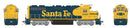 Rapido HO 38003 EMD GP38 Low Nose, Santa Fe