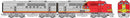 Rapido HO 53502 EMD FT A-B Set Santa Fe