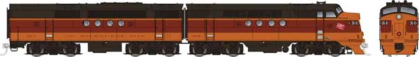 PREORDER Rapido HO 53517 EMD FT A-B Set Milwaukee Road
