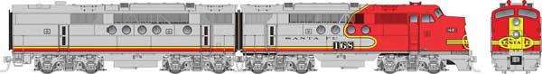 PREORDER Rapido HO 53003 EMD FT A-B Set Santa Fe