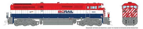 Rapido HO 24015 GE Dash 8-40CM, British Columbia Railway