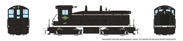 PREORDER Rapido HO 27083 EMD SW9, Illinois Central