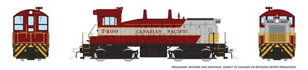 PREORDER Rapido HO 27574 EMD SW9 ESU Lok, Canadian Pacific
