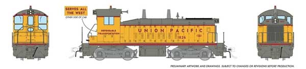 PREORDER Rapido HO 27594 EMD SW9 ESU Lok, Union Pacific