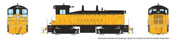 PREORDER Rapido HO 27599 EMD SW9 ESU Lok Painted, Unlettered (DCC and Sound) | 332.45