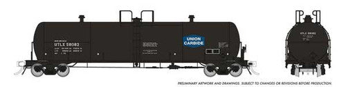 Rapido HO 135022 Procor GP20 20,000-Gallon Tank Car, Union Carbide UTLX (6)