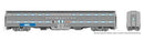 Rapido Rapido 145009 Budd Gallery Bi-Level Commuter Coach - Ready to Run -- Metra Unnumbered (BNSF Railway Lettering), HO