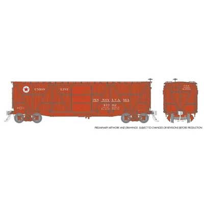 Rapido HO 177002 Class X23 Wood Boxcar, Pennsylvania Railroad, Union Lines (6)