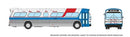 PREORDER Rapido HO 753130 Mid-1960s, 1980s Suburban New Look Bus, Lighted, New York Bus Service