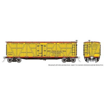 Rapido HO 177201A FGE Class R7 Wood Reefer, Pennsylvania Railroad