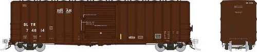 Rapido HO 198005A Pacific Car & Foundry 5317 Cubic Foot 50' Boxcar, Olympic Railway OLYR