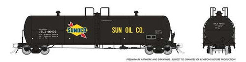 Rapido HO 135019A Procor GP20 20,000-Gallon Tank Car, Sunoco UTLX