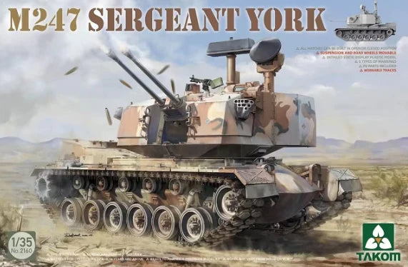 Takom Models - 2160 - 1:35 - M247 Sergeant York Kit