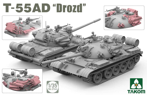 Takom Models - 2166 - 1:35 -T-55AD "Drozd" (Thrush) Kit