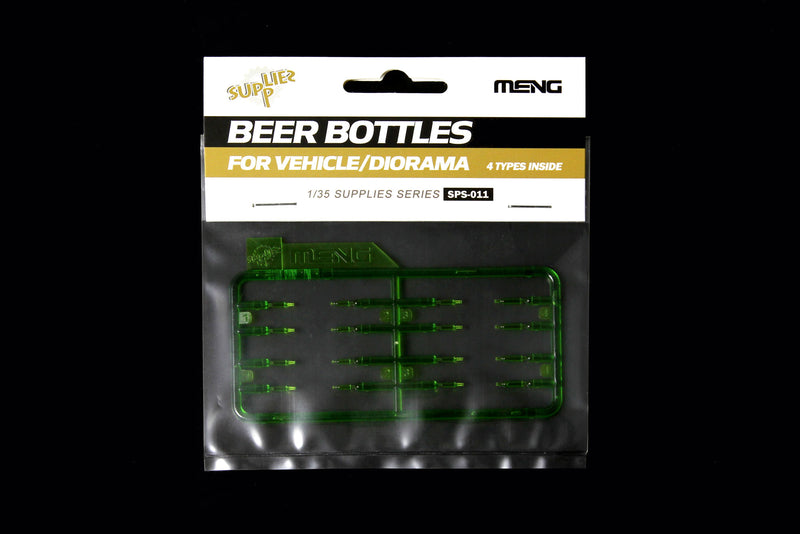 Meng-Model SPS-011 BEER BOTTLES FOR VEHICLE/DIORAMA 1:35