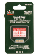 Kato HO/N 22202-3 Soundbox Sound Card, GE 3rd Generation Diesel