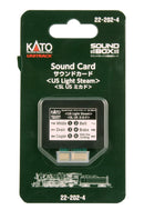Kato HO/N 22202-4 Soundbox Sound Card, US Light Steam