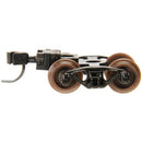 Atlas N 22051 50-Ton Friction Bearing Trucks with Accumate Knuckle Couplers (1 Pair)