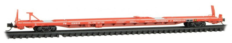 Micro-Trains 071 00 592 89' Flat Car w/ Flat Deck, Providence & Worcester