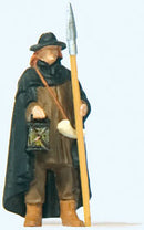 Preiser HO 28214 Night Watchman, Individual Figure