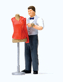 Preiser HO 28171 Individual Figure, Tailor with Dress Form