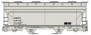 Accurail HO 2220 ACF 2-Bay Covered Hopper Kit, ACFX