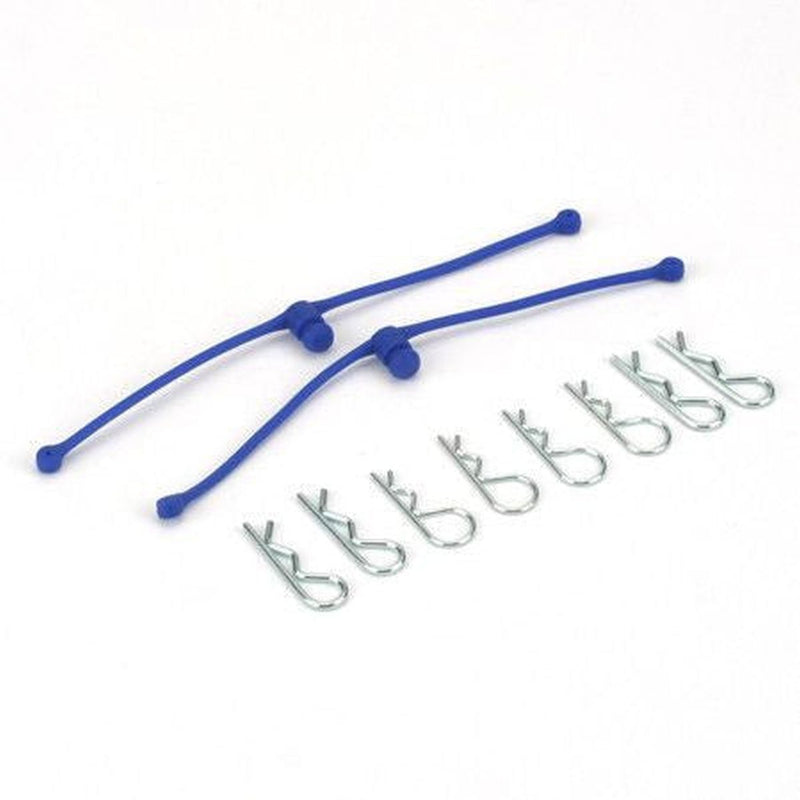 DUB - Du-Bro 2249 Body Klip Retainers (Blue) 2/pkg.