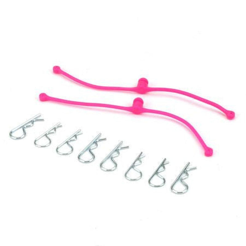 DUB - Du-Bro 2251 Body Klip Retainers (Pink) 2/pkg.