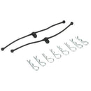 DUB - Du-Bro 2245 Body Klip Retainers (Black) 2/pkg.
