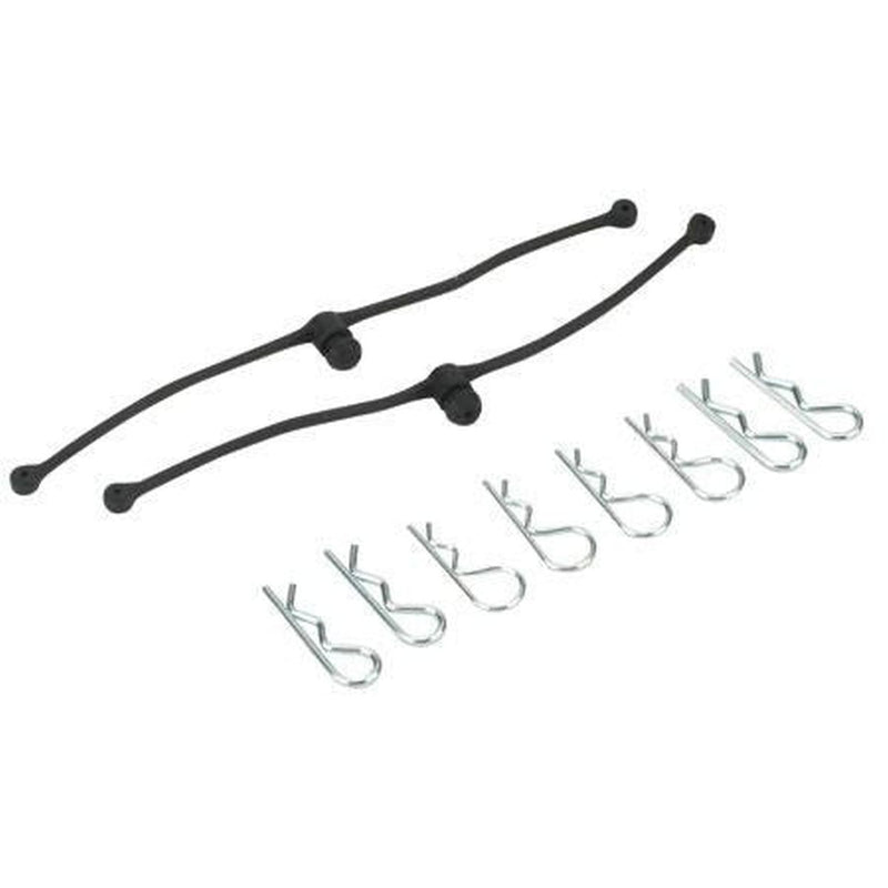 DUB - Du-Bro 2245 Body Klip Retainers (Black) 2/pkg.