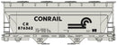 Accurail HO 2223 2-Bay Cov Hopper CR
