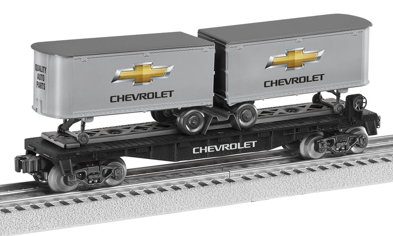 Lionel O 2228450 Chevy Flat Car with Piggyback Trailers