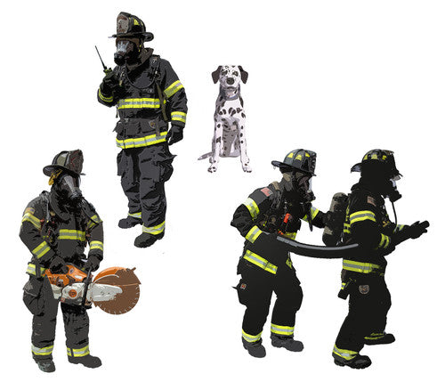 Lionel O 2230180 Firefighter Figures and Dog