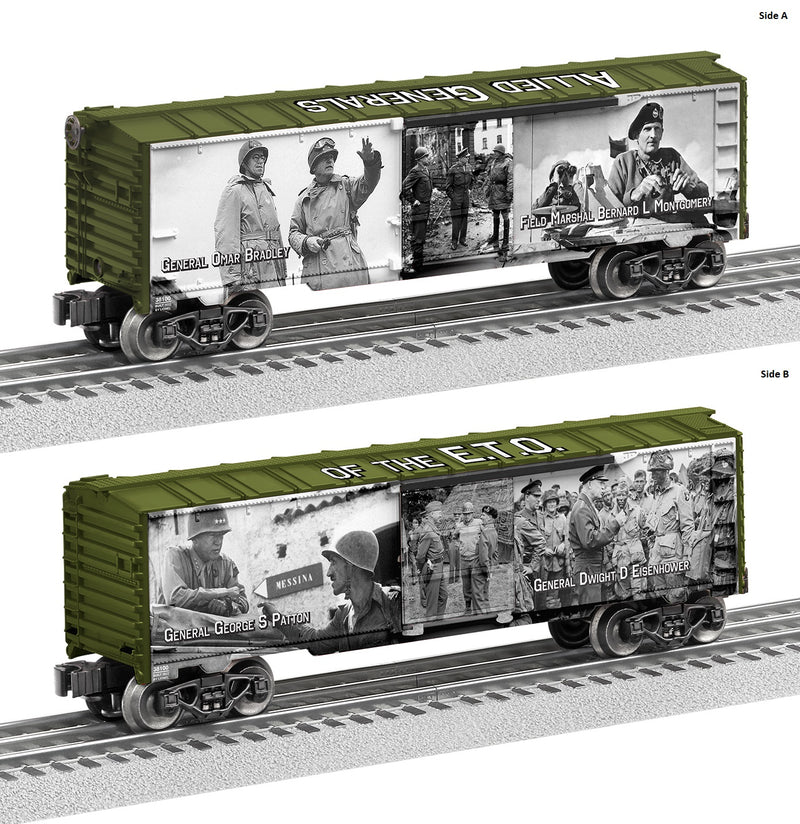 Lionel O 2238100 WWII Generals Box Car