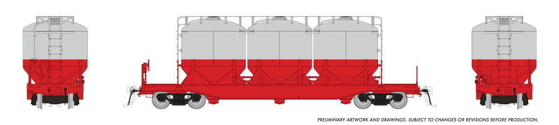 PREORDER Rapido HO 224099 Cement Car, Halliburton Unlettered